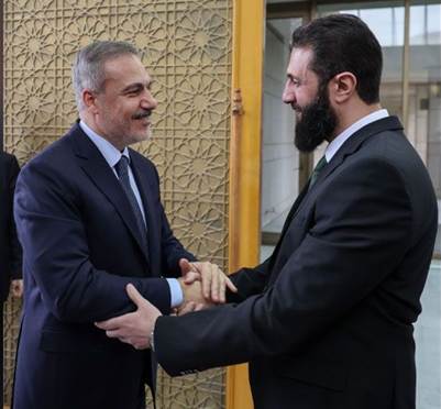 Hakan Fidan ve Ahmed el-Şara g&ouml;r&uuml;şmesinden kritik a&ccedil;ıklamalar - SavunmaTR