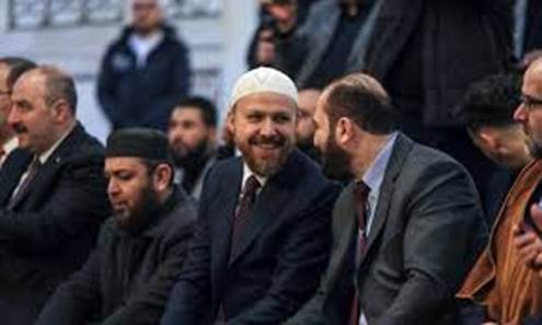 Bilal Erdoğan ter&ouml;r &ouml;rg&uuml;t&uuml; lideri Şara ile Emevi Camii'nde